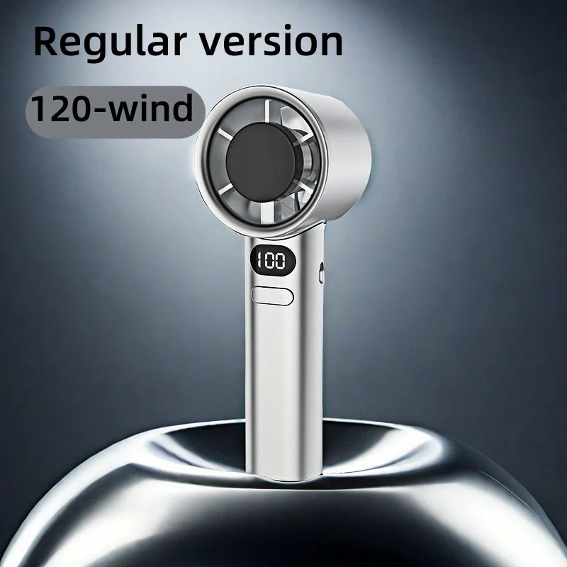 Portable 120-Speed Handheld Fan with Semiconductor Cooling Tech, Powerful Wind & Compact Design, Personal Fan for Women,Travel