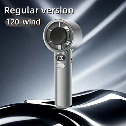 Portable 120-Speed Handheld Fan with Semiconductor Cooling Tech, Powerful Wind & Compact Design, Personal Fan for Women,Travel